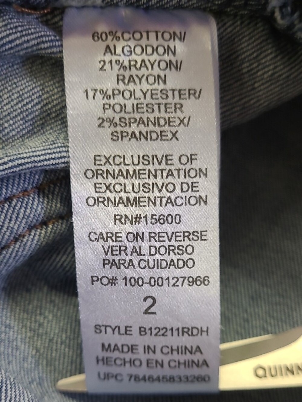 Democracy Ab Solution Bootcut Jeans Size 2 Medium Wash Stretch Denim - Picture 5 of 6